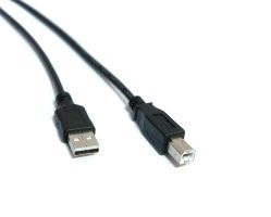 Кабель DIALOG HC-A2218 (CU-0218 black) - кабель USB A (M) - USB B (M), V2.0, длина 1.8 м, в пакете