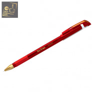 Ручка Berlingo 07502 "xGold" красная, 0,7мм, игольчатый стержень, грип