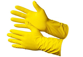 Перчатки резиновые 70гр L Gloves цветные 8623/1