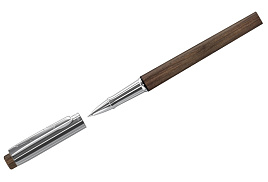 Ручка BERLINGO CPs_07507 гелевая "Nature" черная, 0,5мм, орех