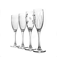 Набор бокалов для шампанского N5286 ЛАУНЖ КЛАБ 4шт 170мл 8429