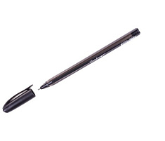 Ручка Berlingo 07107 "Triangle 100T" черная, 0,7мм, трехгран., игольчатый стержень