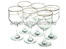 Набор бокалов для шампанского 44160 Змейка 6шт