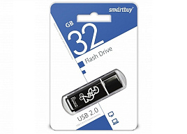 Флеш-драйв Smart Buy 32Gb SB32GBGS-K Glossy series Black