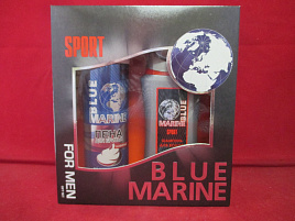 Набор мужской Blue Marine Sportl(шамп+пена д/бр)4692