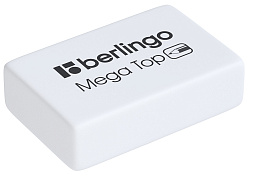 Ластик Berlingo BLc_00012 "Mega Top", прямоугольный, натуральный каучук, 32*18*8мм