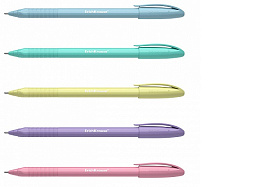 Ручка Erich Krause 58110 U-108 Pastel Stick 1.0, Ultra Glide Technology, цвет чернил синий