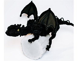 Набор для детского творчества 9490389 Великоленый дракон из меховых палочек