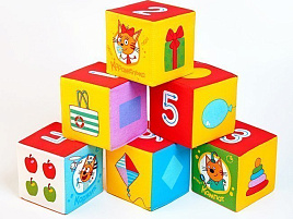 Мякиши-кубики 473 Три кота. Математика