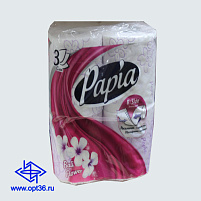 Туалетная бумага Papia 4шт.3-х сл.Балийский цветок 0068