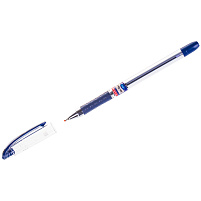 Ручка Berlingo 07872 "Silk Touch 2000" синяя, 0,7мм, игольчатый стержень, грип
