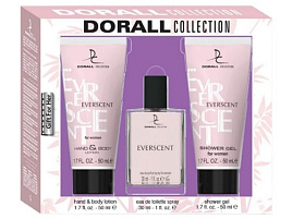 Набор женский Dorall Collection Everscent(т.в.30мл+гель д/д 50мл+лосьон д/тела 50мл)