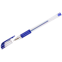 Ручка гел. OfficeSpace GP905BU_6600 синяя, 0,5мм, грип, игольчатый стержень