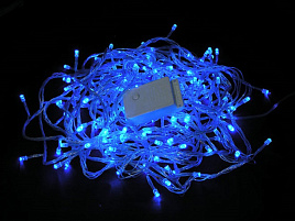 Электрогирлянда 200л 10м светодиодная синяя А=12