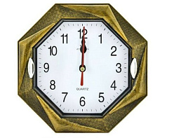 Часы настенные Atlantis 18*18 678А античное золото