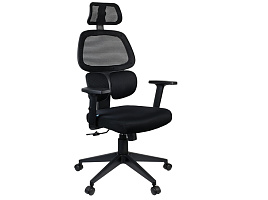 Кресло Helmi HL-E36 "Support", ткань черная