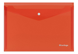 Папка-конверт с кнопкой Berlingo EFb_04103 "No Secret", А4, 200мкм, красная