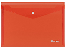 Папка-конверт с кнопкой Berlingo EFb_04103 "No Secret", А4, 200мкм, красная