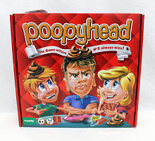 Настольная игра 7514/1111-29 Карточная игра Poopyhead - игра, в которой всегда побеждает номер 2! - Все должны разложить свои карты стопкой, помня о правильном порядке: Туалет - Какашки - Бумага - Вымойте руки. Как только игрок не может разыграть карту, о