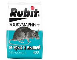 Мыши зерновая смесь Рубит Зоокумарин 400г 62453/0889