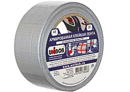 Скотч армированный Unibob 48мм*25м, серый, инд. упаковка