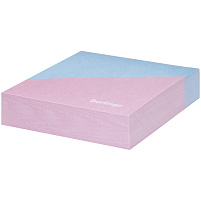 Блок для записей Berlingo LNn_00059 8,5*8,5*2 "Haze", розовый/голубой, 200л.