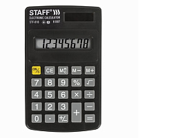 Калькулятор Staff карманный STF-818 8 разрядов дв.питание