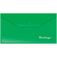 Папка-конверт с кнопкой А6 Berlingo AKk_06304 зеленая