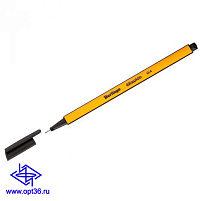 Ручка кап. Berlingo CK_40100 "Rapido" черная 0,4мм, трехгранная