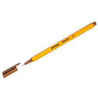Ручка кап. Berlingo CK_40104 "Rapido" коричневая, 0,4мм, трехгранная