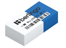 Ластик Berlingo BLc_00800 "Eraze 800" прямоугольный, комбинированный, термопластичная резина, 40*20*11мм