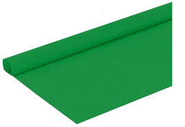 Цветная бумага крепированная ТРИ СОВЫ CR_43983 светло-зеленая, 50*250см, 32г/м2, в рулоне, пакет с европодвесом