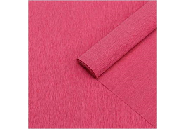 Бумага гофрированная 390 розовая 50см*2,5м