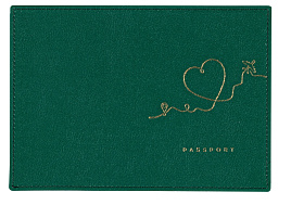 Обложка на паспорт OfficeSpace PI_48438/346335 "Life Style", кожа, тиснение фольгой