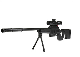 Ружье 1B01530 с лазерным прицелом на подставке