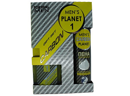 Набор мужской Men Planet Carbon1(Пена д.бр.200+лосьон п/бр.100)2311