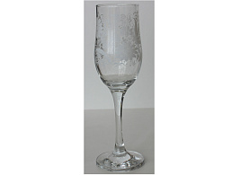 Набор бокалов для шампанского 44160 Белые ромашки 6шт