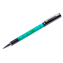 Ручка BERLINGO 70502 "Fantasy" синяя, 0,7мм, корпус: бирюзовый акрил