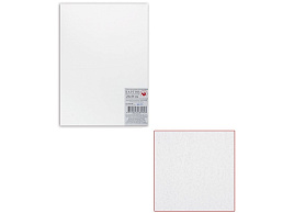 Белый картон грунтованный для живописи 25х35 см, двусторонний, толщина 2 мм, акриловый грунт