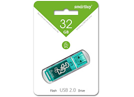 Флеш-драйв Smart Buy 32Gb SB32GBGS-G Glossy series Green