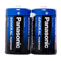 Батарейка Panasonic R20 б/б синие