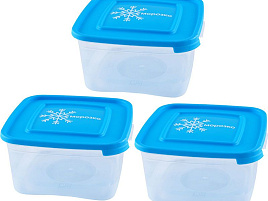 Набор контейнеров для продуктов 3пр 1л Морозко С67036