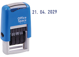 Датер мини OfficeSpace BSt_40523 пластик, 1стр., 3мм, банк