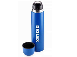 Термос 1л Diolex DX-1000-2B/3245 узкое горло синий