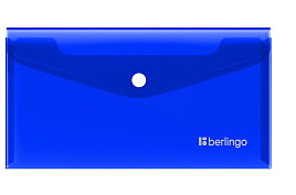 Папка-конверт с кнопкой А6 Berlingo EFb_06302 синяя, 200мкм, "No Secret"
