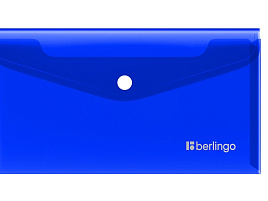 Папка-конверт с кнопкой А6 Berlingo EFb_06302 синяя, 200мкм, "No Secret"
