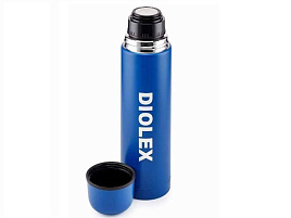 Термос 0,75л Diolex DX-750-2B/5538 узкое горло синий