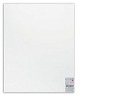 Белый картон грунтованный для живописи 40х50 см, двусторонний, толщина 2 мм, акриловый грунт