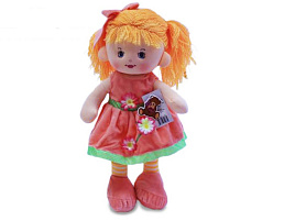 Кукла K545-45B в персиковом платье муз