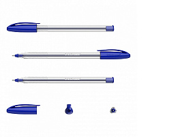 Ручка Erich Krause 53709 U-108 Classic Stick 1.0, Ultra Glide Technology, цвет чернил синий